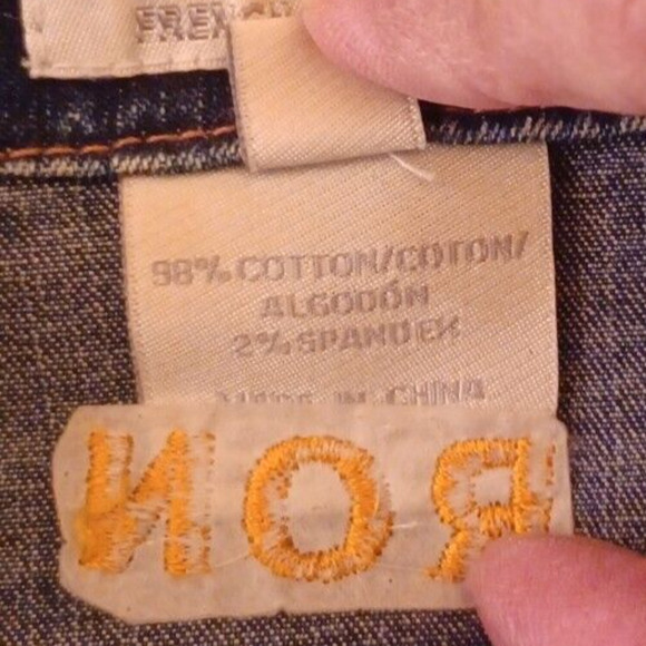 FDJ French Dressing Jean Jacket Women's S/P Embroidered Line Dancing Cowgirl - Picture 8 of 8